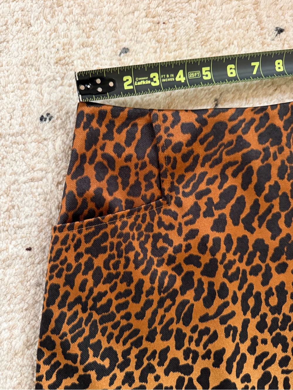 Ecote Leopard-Print Mini Skirt - Brown and Black - Picture 5 of 5